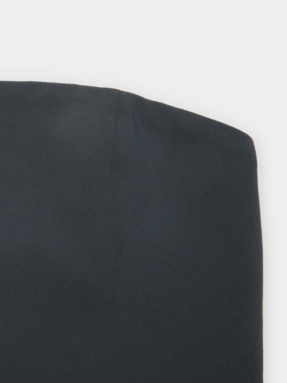 Aritzia NWT Strapless Posh Navy Peplum Top - Picture 11 of 15